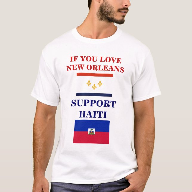SUPPORT HAITI T-Shirt (Front)