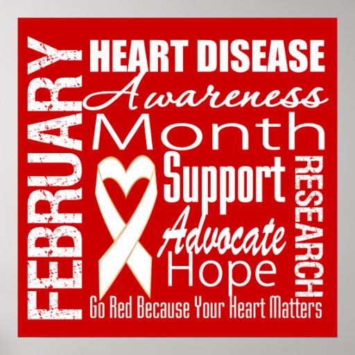 Support Heart Disease Awareness Month Print