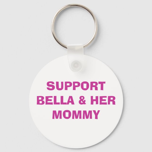 SUPPORT  & HER MOMMY KEYCHAIN (Front)