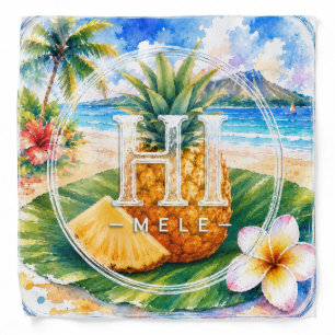 Support HIMELE Hawaiian Bandana Pineapple