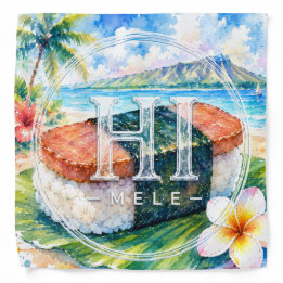 Support HIMELE Hawaiian Bandana Spam Musubi
