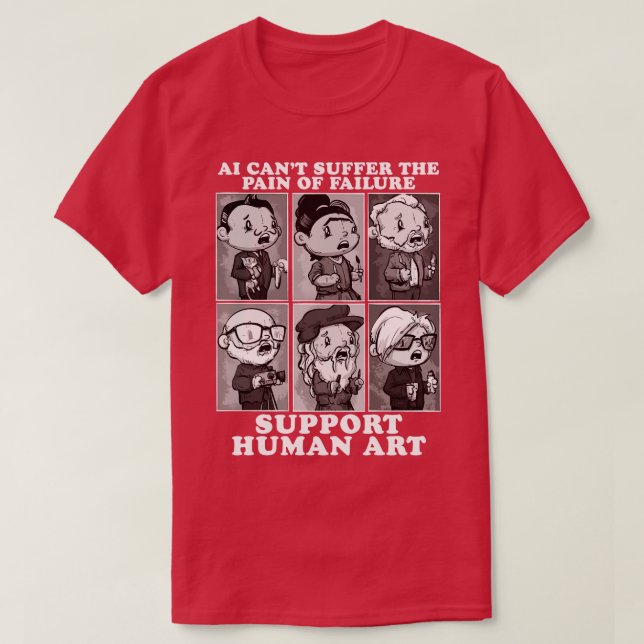 Support Human Art T-Shirt (Design Front)