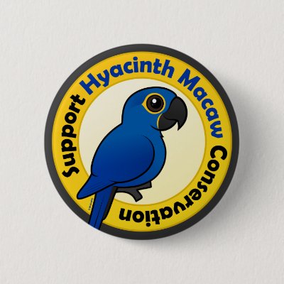 Support Hyacinth Macaw Conservation Button