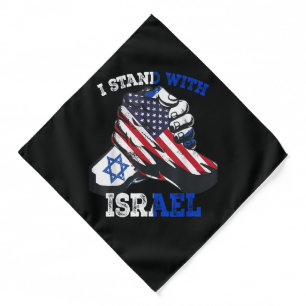 Support I Stand with Israel Jewish Heritage Bandana