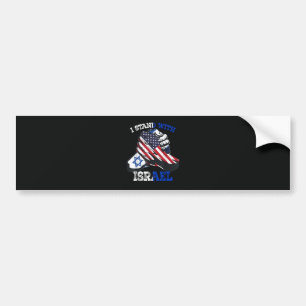 Support I Stand with Israel Jewish Heritage Bumper Sticker