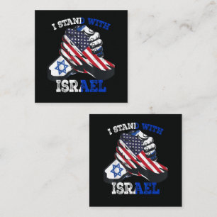Support I Stand with Israel Jewish Heritage Note Card
