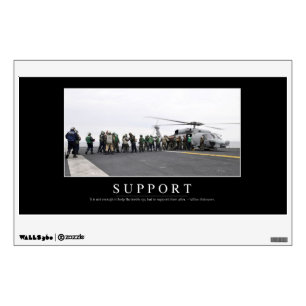 Support: Inspirational Quote Wall Sticker