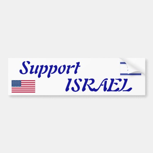 Support Israel Bumper Sticker