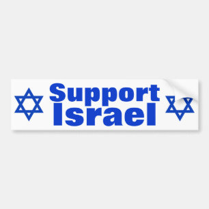Support Israel Bumper Sticker