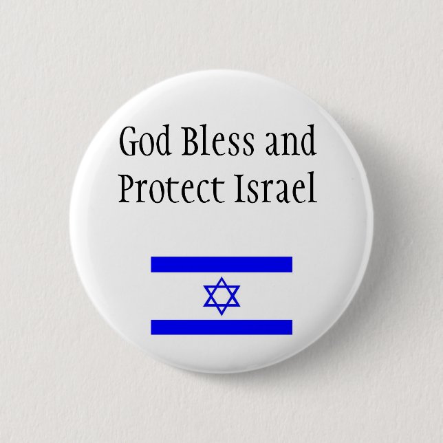 Support Israel Button/Pin Button (Front)