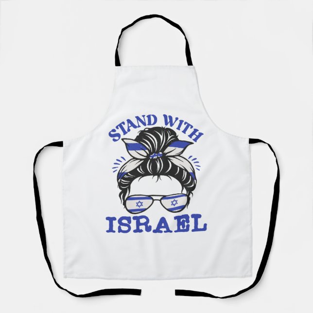 Support Israel - I Stand With Israel  Apron (Front)