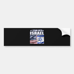 Support Israel I Stand with Israel  Bumper Sticker