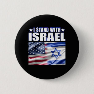 Support Israel I Stand with Israel  Button