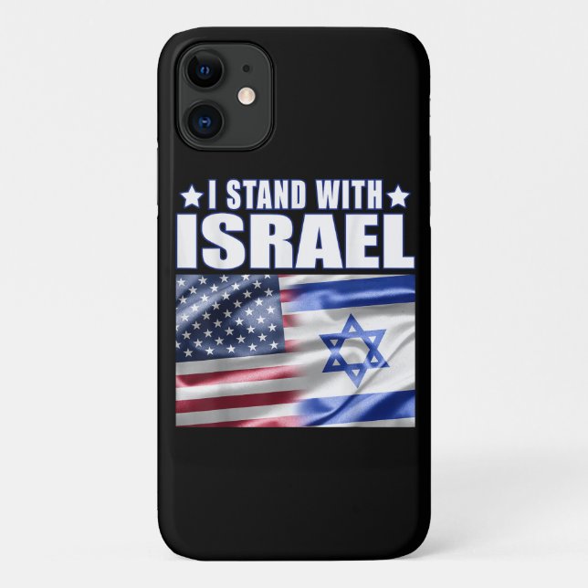Support Israel I Stand with Israel  Case-Mate iPhone Case (Back)