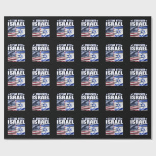 Support Israel I Stand with Israel  Wrapping Paper