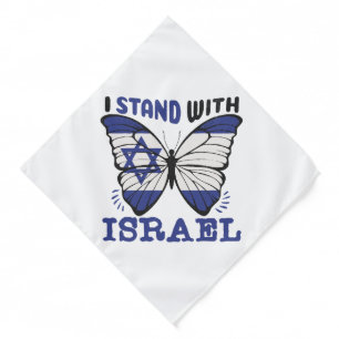 Support Israel - I Stand With Israeli Bandana