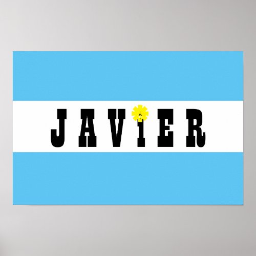 Support Javier Milei President of Argentina Yes Poster