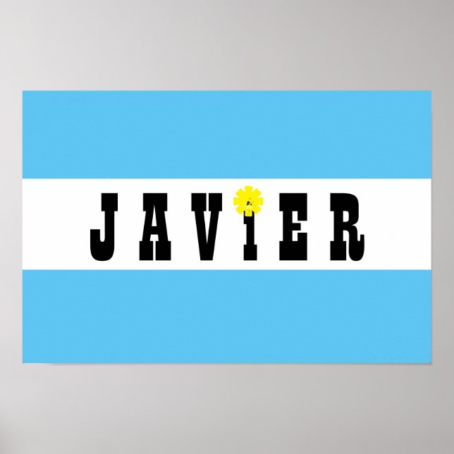 Support Javier Milei President of Argentina Yes! Poster (Front)