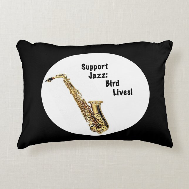 Support Jazz Accent Pillow (Front)