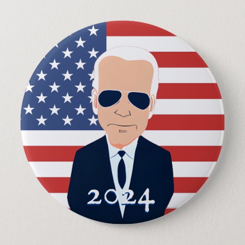 Support Joe Biden  2024  Presidential Election Button