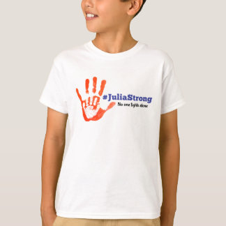 Support Julia's Fight! Warrior Handprint T-Shirt