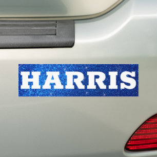 Support Kamala Harris 2024 Glitter Progress Unity Bumper Sticker