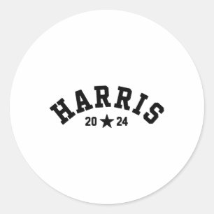 Support Kamala-harris Vote 2024 President Im With Classic Round Sticker