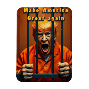 Support Kamala Walz Justice Trump Funny Satire  Magnet