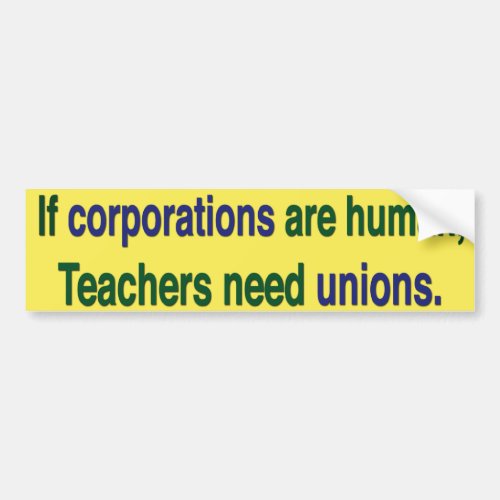 Support Labor Unions Bumper Sticker