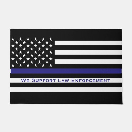 Support Law Enforcement Doormat