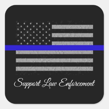 Support Law Enforcement Sticker by BreakingHeadlines at Zazzle