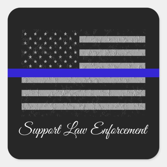 Support Law Enforcement STICKER (Front)