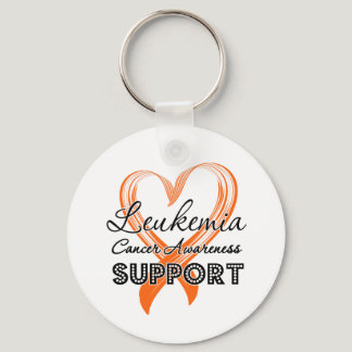 Support Leukemia Awareness Keychain