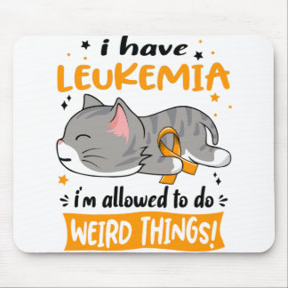 Support Leukemia Awareness Ribbon Gifts Mouse Pad