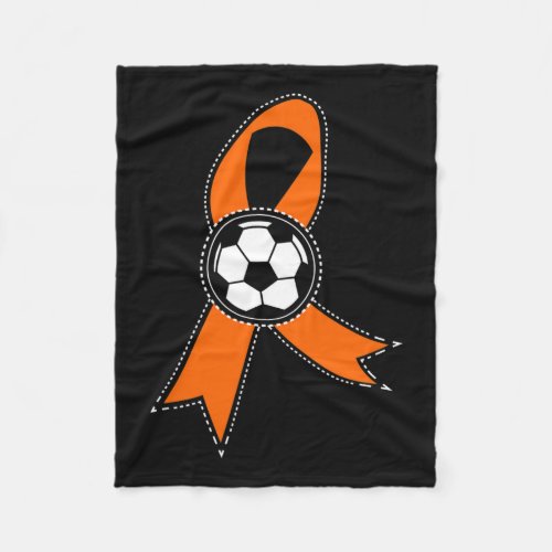 Support Leukemia Cancer Awareness Ribbon Gifts  Fleece Blanket