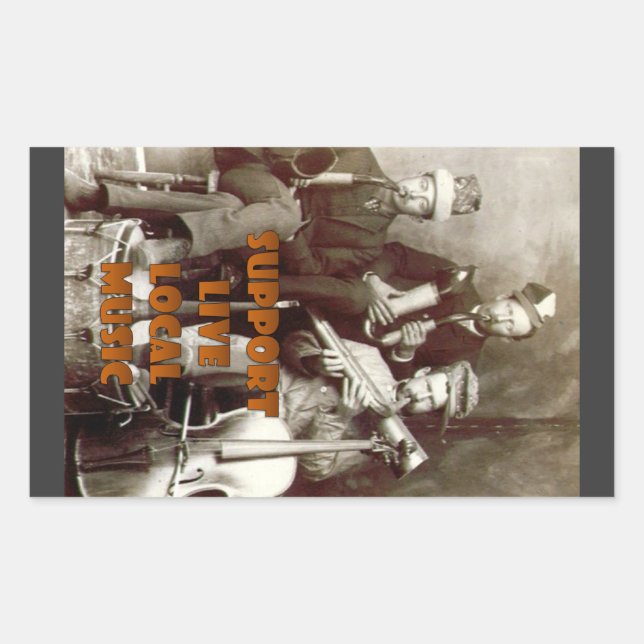 Support Live Music Sticker (Front)