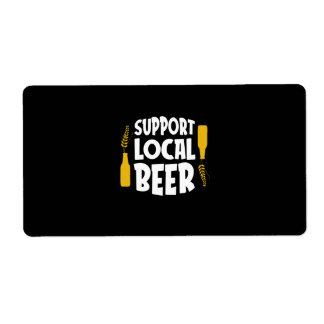 Support Local Beer Label