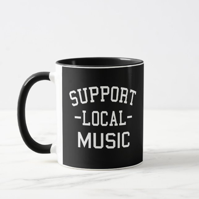 Support Local Music  Mug (Left)