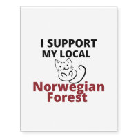 support local norwegian forest cat