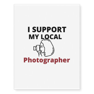 support local photographer temporary tattoos