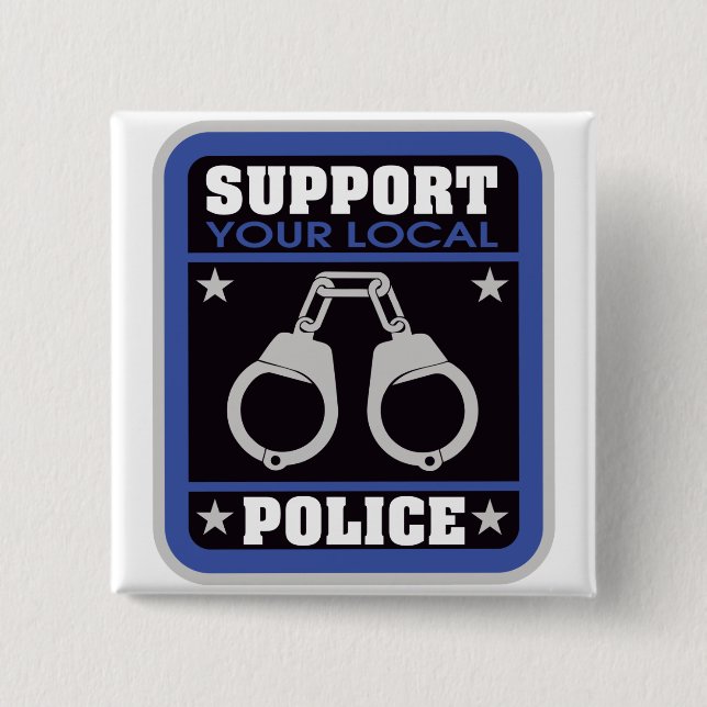 Support Local Police Button (Front)