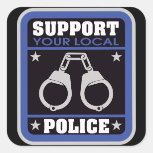 Support Local Police Square Sticker