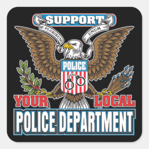 Support Local Police Square Sticker