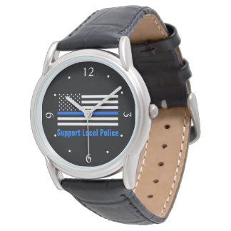 Support Local Police Thin Blue Line Watch