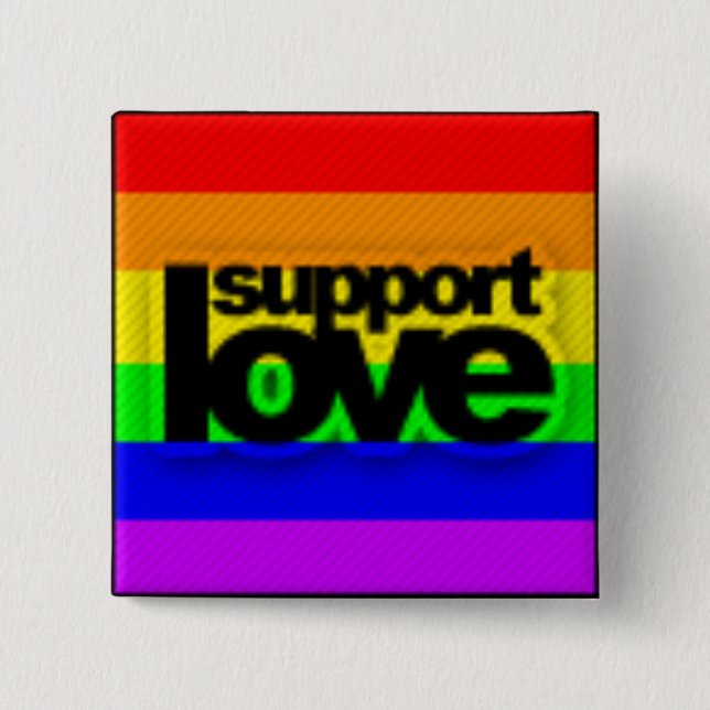 Support love. button (Front)
