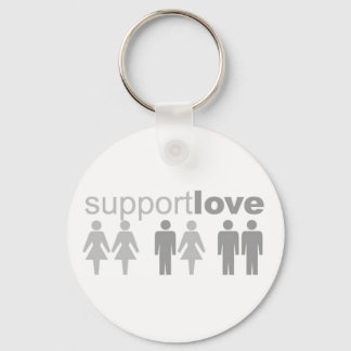 Support Love Key Chain