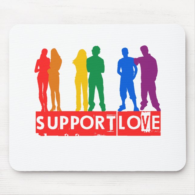 Support Love Mouse Pad (Front)