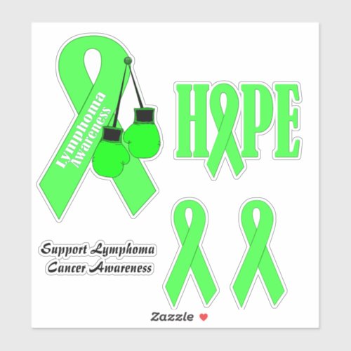 Support Lymphoma Cancer Awareness stickers