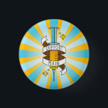 Support Main Gamer Yellow Cartoon Syringe Button<br><div class="desc">This Support Main badge will suit any PC gamer who primarily plays as healer characters in video games. Featuring a syringe filled with yellow healing liquid,  over a blue and yellow starburst background. Designed by Jessica Amber 2018.</div>