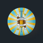 Support Main Gamer Yellow Cartoon Syringe Button<br><div class="desc">This Support Main badge will suit any PC gamer who primarily plays as healer characters in video games. Featuring a syringe filled with yellow healing liquid,  over a blue and yellow starburst background. Designed by Jessica Amber 2018.</div>